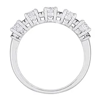 2.5MM 1/6 CT. T.W. Lab Created White Moissanite 10K Gold Wedding Band