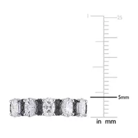 2.5MM 1/6 CT. T.W. Lab Created White Moissanite 10K Gold Wedding Band