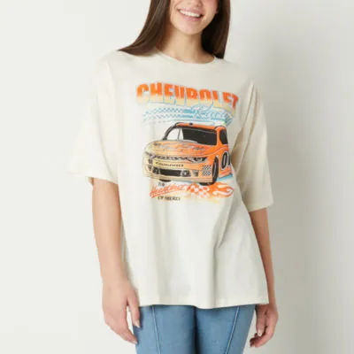 Juniors Ford Bronco Womens Crew Neck Short Sleeve Boyfriend Graphic T-Shirt