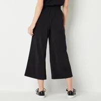 Stylus Womens Mid Rise Wide Leg Drawstring Pants