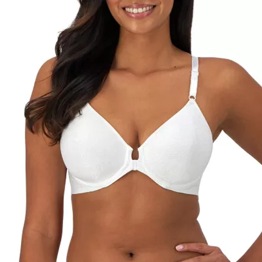 Bali Comfort Revolution® Front Close Shaping T-Shirt Underwire Full Coverage Bra 3p66