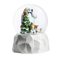 Roman 5.75"H Led Rudolph Dome Plays Music Christmas Tabletop Decor