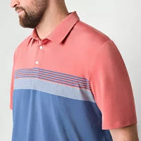 St. John's Bay Performance Big and Tall Mens Regular Fit Short Sleeve Polo Shirt