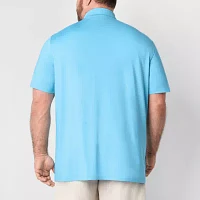 St. John's Bay Performance Big and Tall Mens Regular Fit Short Sleeve Polo Shirt