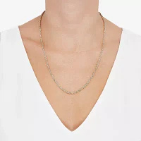 10K Gold 18 Inch Hollow Rope Chain Necklace