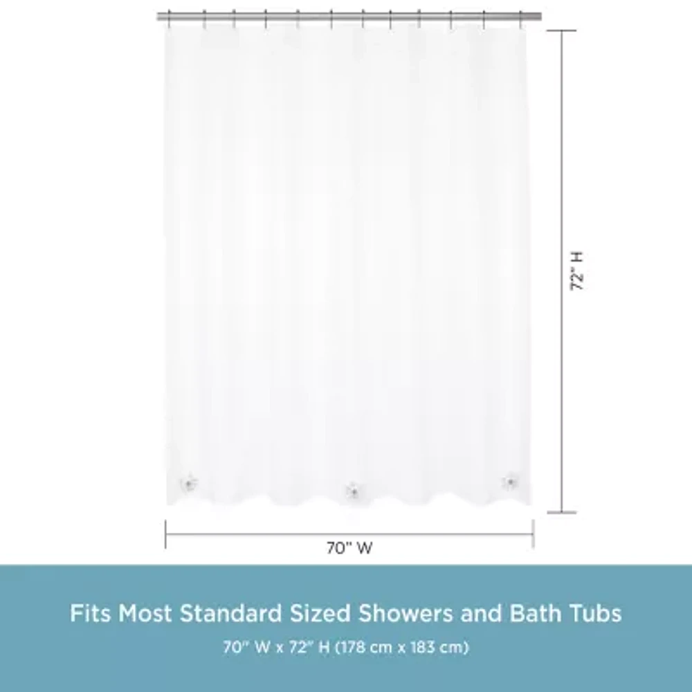 Kenney Lightweight Peva Shower Curtain Liner