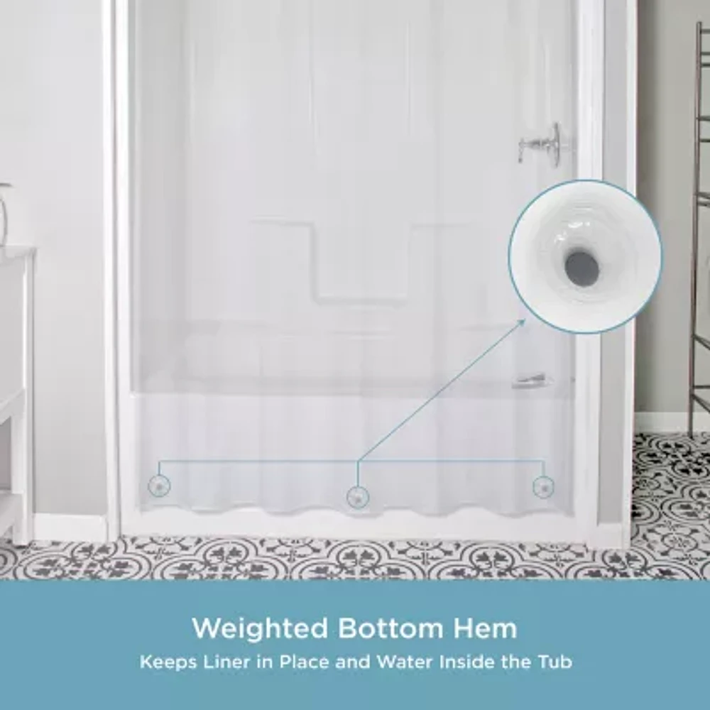 Kenney Lightweight Peva Shower Curtain Liner