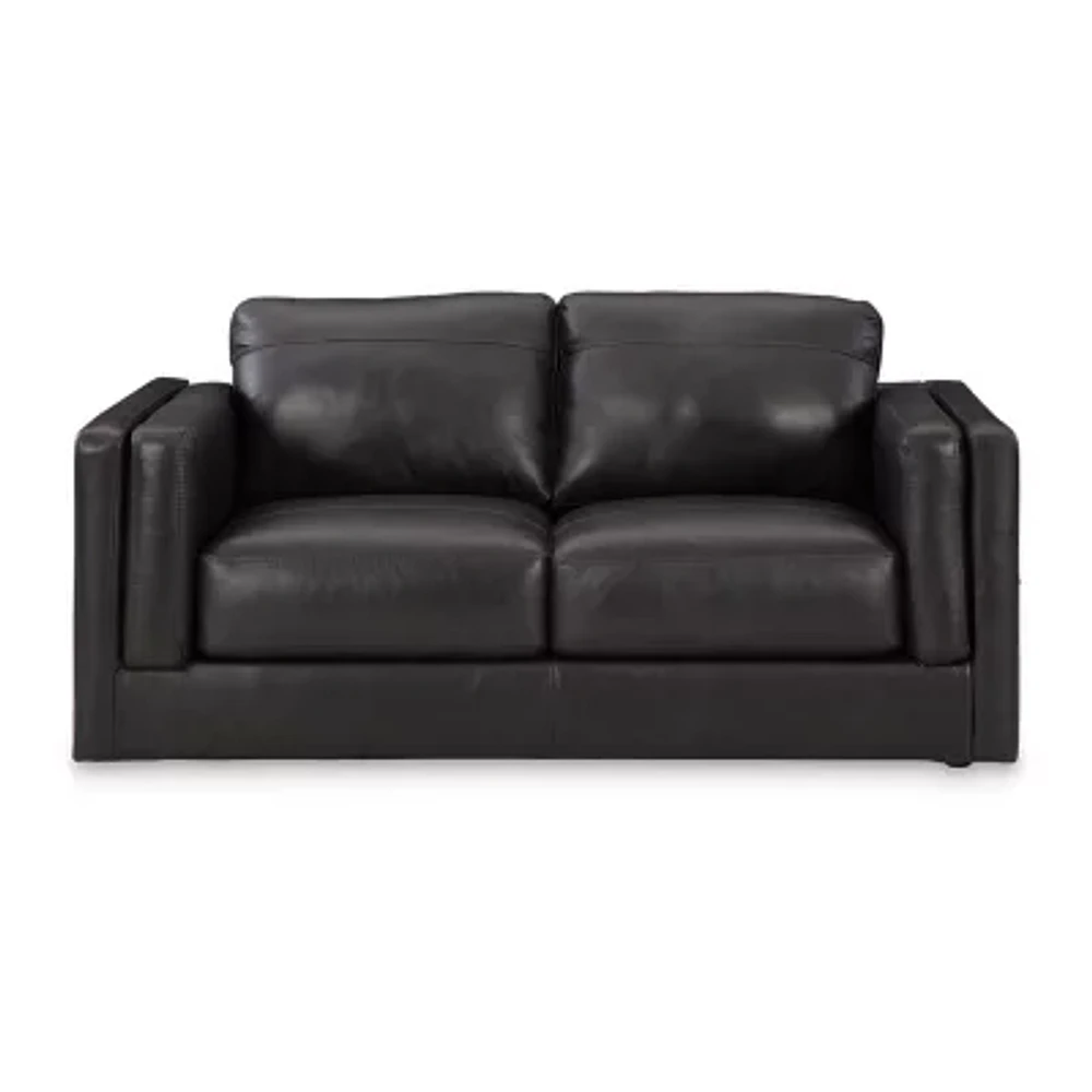 Signature Design By Ashley® Amiata Leather Loveseat