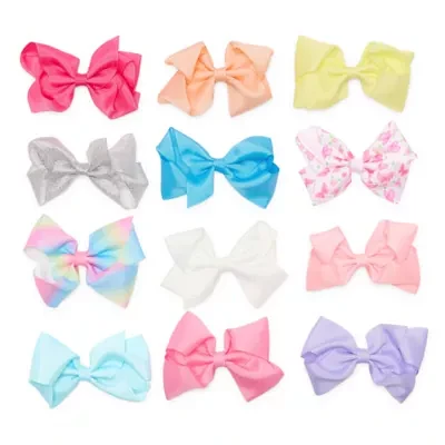 Capelli of N.Y. 12-pc. Girls Hair Bow