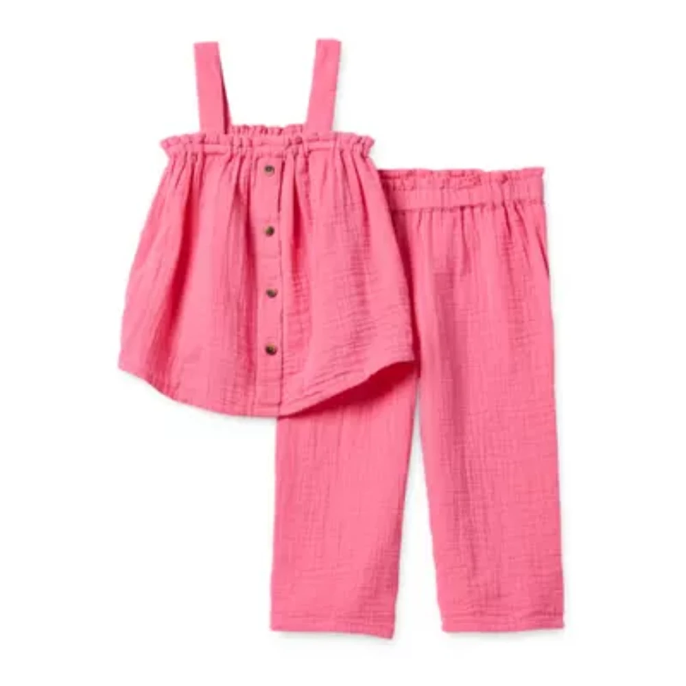 Okie Dokie Toddler & Little Girls 2-pc. Pant Set