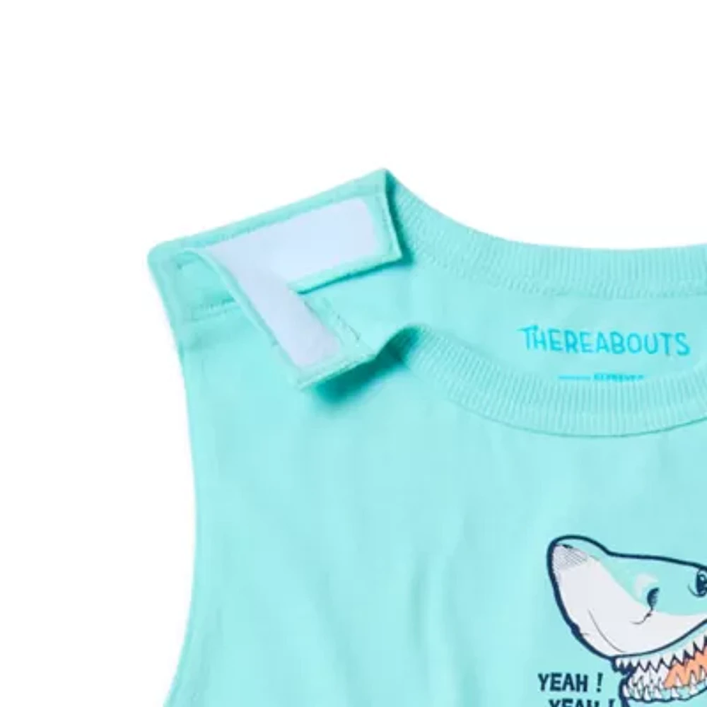 Thereabouts Little & Big Boys Adaptive Crew Neck Tank Top