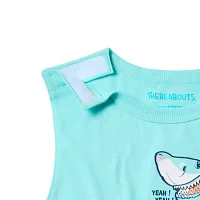 Thereabouts Little & Big Boys Adaptive Crew Neck Tank Top