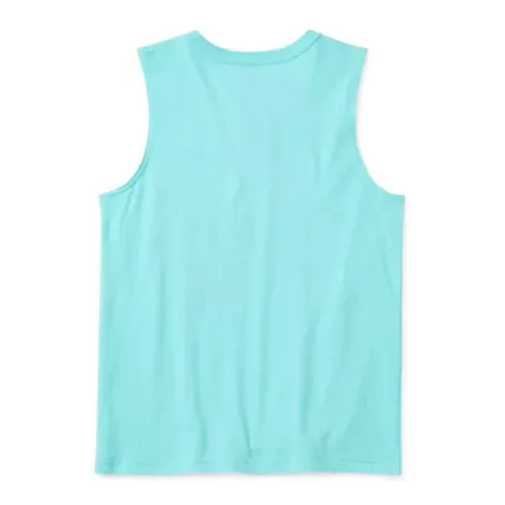 Thereabouts Little & Big Boys Adaptive Crew Neck Tank Top