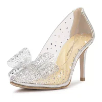 JS Jessica Simpson Womens Avyria Pointed Toe Stiletto Heel Pumps