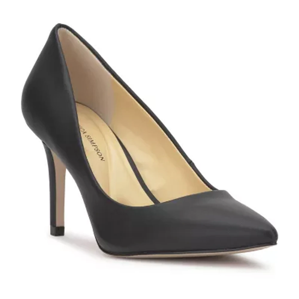 JS Jessica Simpson Womens Apelhan Pointed Toe Stiletto Heel Pumps