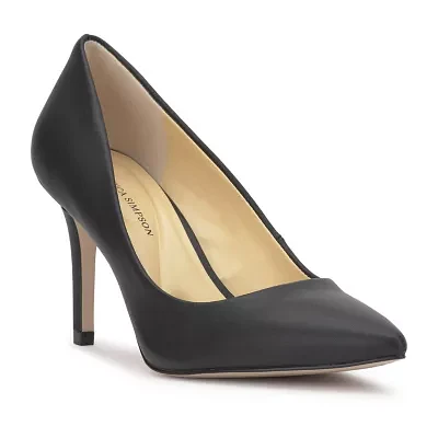 JS Jessica Simpson Womens Apelhan Pointed Toe Stiletto Heel Pumps