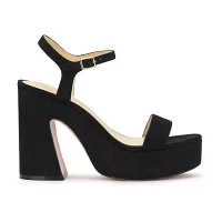 JS Jessica Simpson Womens Xinna Chunky Heel Pumps