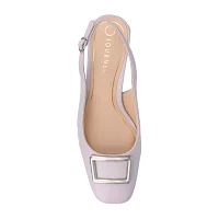 Journee Collection Womens Everlee Square Block Heel Pumps