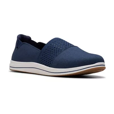 Clarks Womens Breeze Vibe Closed Toe Slip-On Shoe
