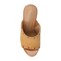 Journee Collection Womens Yari Wedge Sandals