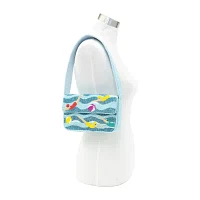 SOL and MER Beaded Baguette Shoulder Bag