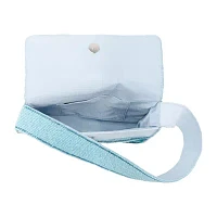 SOL and MER Beaded Baguette Shoulder Bag