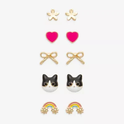 Mixit Girls Hypoallergenic 3 Pair Earring Set