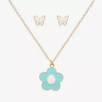 Mixit Girls Butterfly Flower Hypoallergenic 2-pc. Jewelry Set