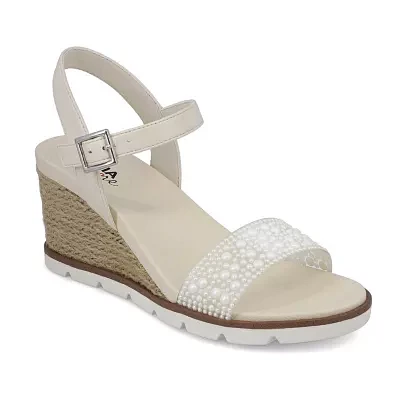 Mia Amore Womens Lonny Wedge Sandals