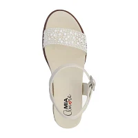 Mia Amore Womens Lonny Wedge Sandals
