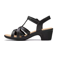 Clarks Womens Emily Rose Heeled Sandals