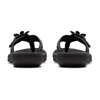Clarks Womens Breeze Opal Flip-Flops