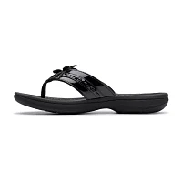 Clarks Womens Breeze Opal Flip-Flops