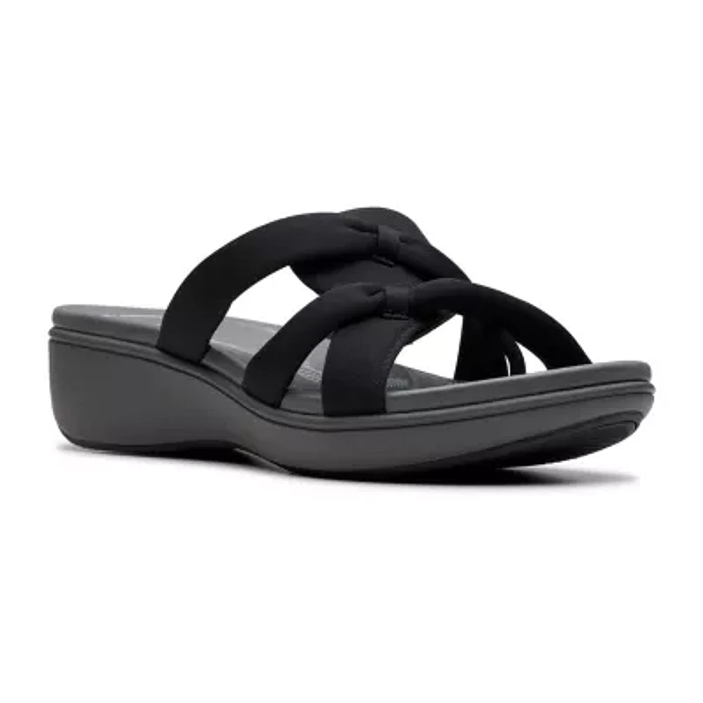 Clarks Womens Breeze Rae Slide Sandals