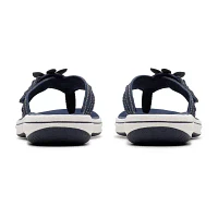 Clarks Womens Breeze Opal Flip-Flops