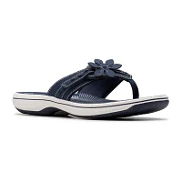 Clarks Womens Breeze Opal Flip-Flops