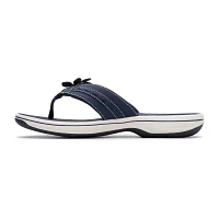 Clarks Womens Breeze Opal Flip-Flops