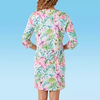 Stella Parker Floral Swimsuit Cover-Up Dress