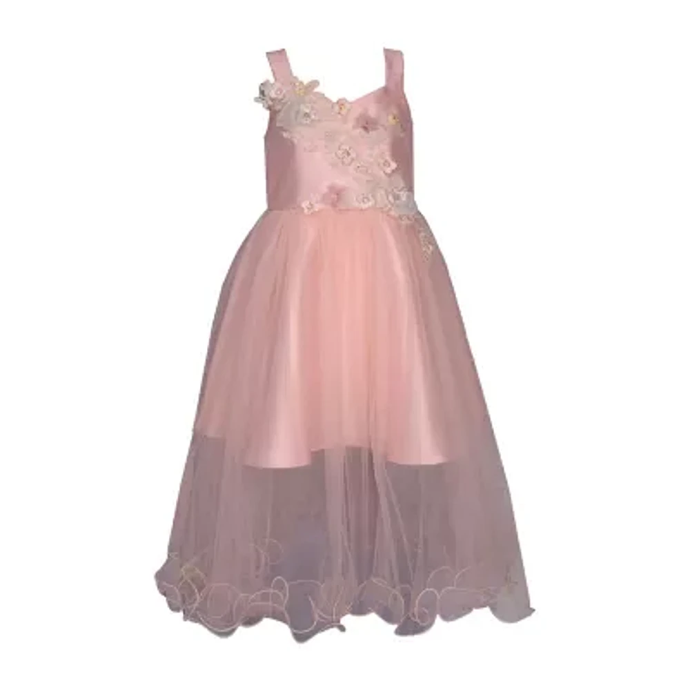 Bonnie Jean Big Girls Sleeveless Flower Girl Fit + Flare Dress