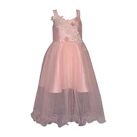 Bonnie Jean Big Girls Sleeveless Flower Girl Fit + Flare Dress