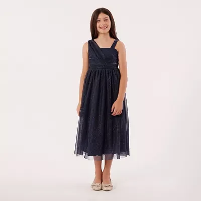 Bonnie Jean Big Girls Sleeveless Fit + Flare Dress