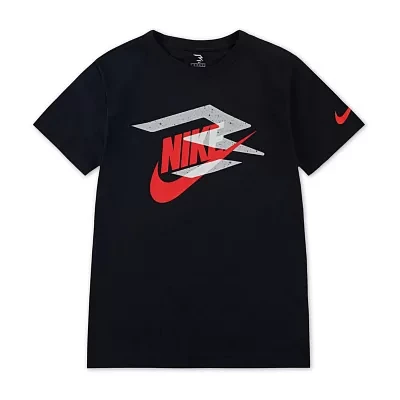 Nike 3BRAND by Russell Wilson Big Boys Crew Neck Short Sleeve Graphic T-Shirt