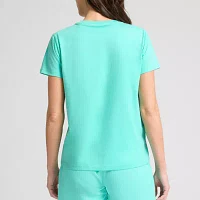 PUMA Womens Crew Neck Short Sleeve Graphic T-Shirt