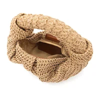 SOL and MER Crochet Croissant Clutch