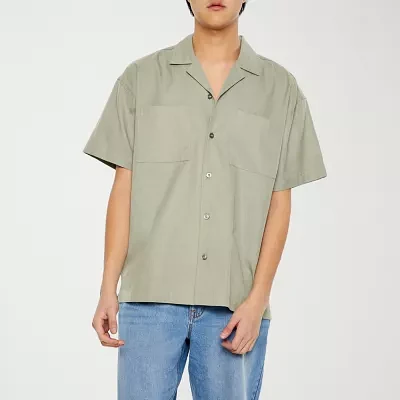 Forever 21 Mens Short Sleeve Button-Down Shirt