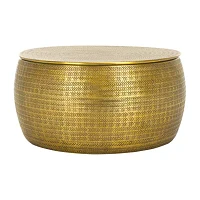Apoline Storage Metal Coffee Table