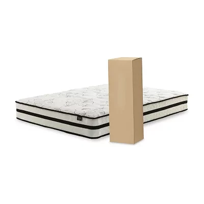 Signature Design by Ashley Chime 10" Medium Hybrid Mattress a Box