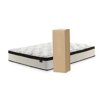 Signature Design by Ashley Chime 12" Plush Hybrid Mattress a Box