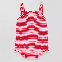 Okie Dokie Baby Girls Sleeveless Romper