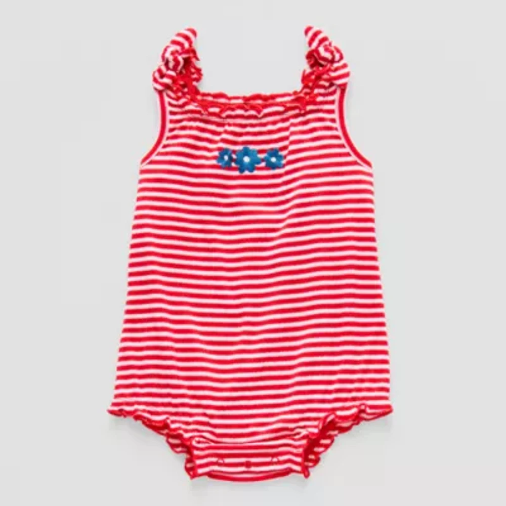 Okie Dokie Baby Girls Sleeveless Romper